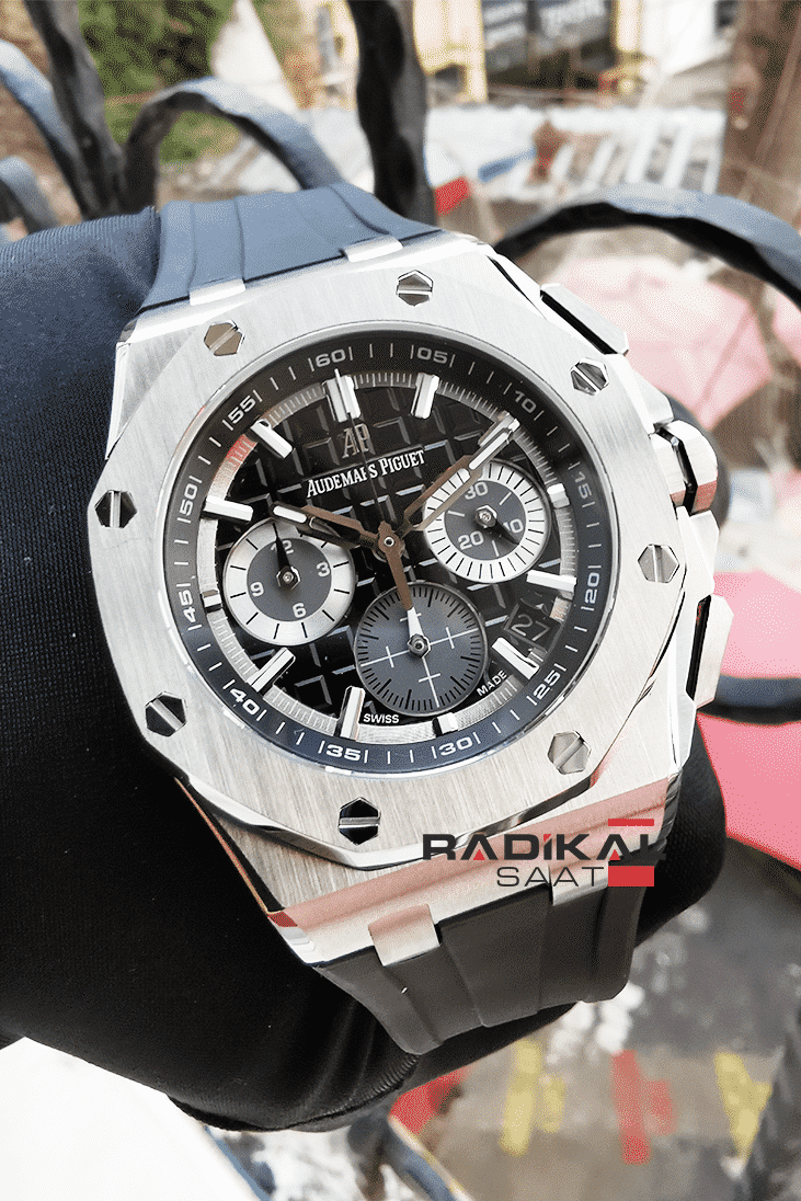 Eta017 Audemars Piguet Royal Oak Chronograph Black Dial Eta Saat 4 399 00 Tl Kdv