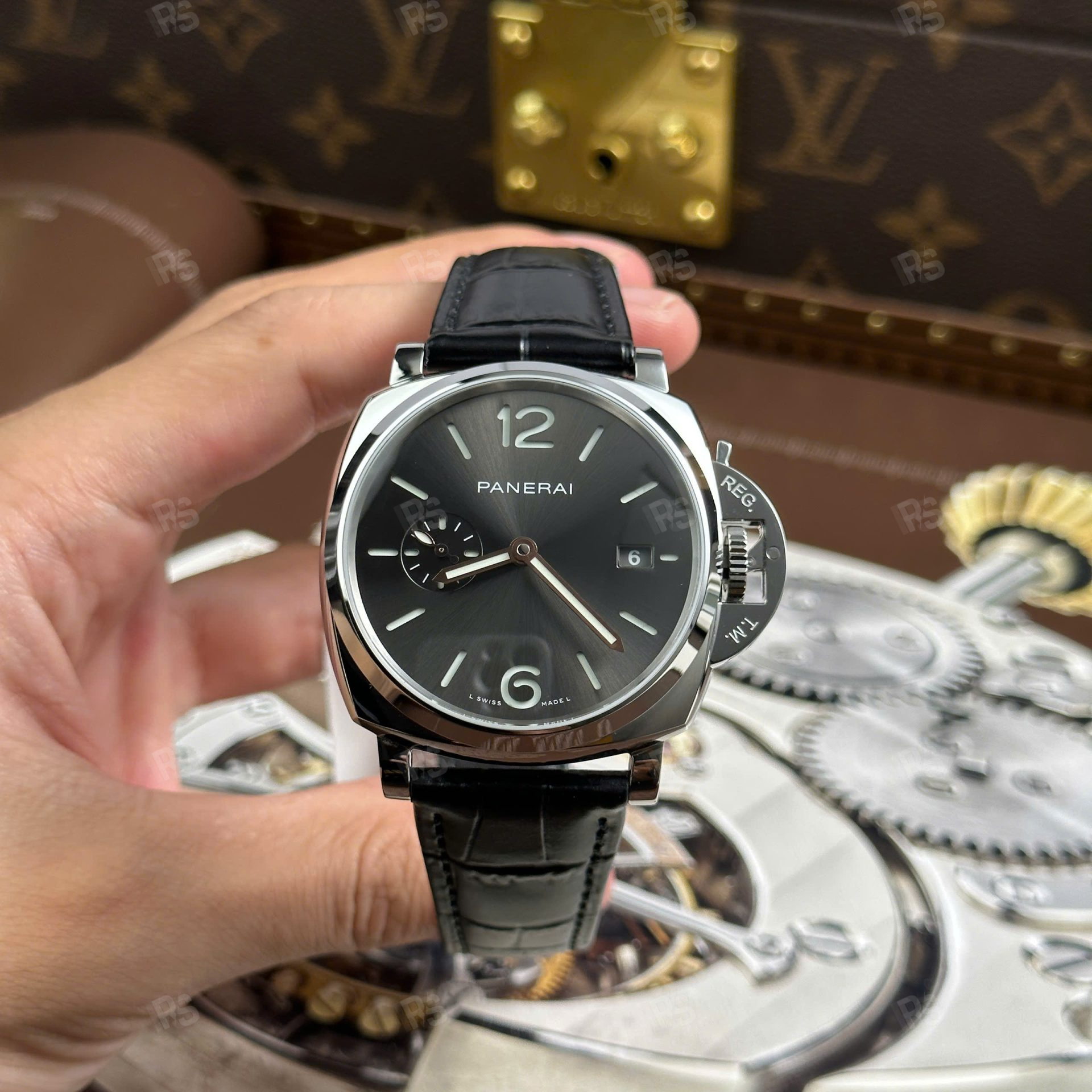 Panerai Luminor Due PAM1250 Gri Kadran Deri Kayış VS Factory 42mm-super-clone-etasaat-eta-saat-radikalsaat (1)