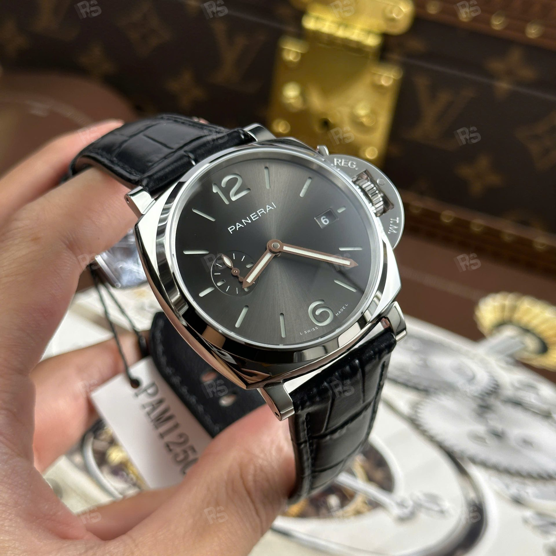 Panerai Luminor Due PAM1250 Gri Kadran Deri Kayış VS Factory 42mm-super-clone-etasaat-eta-saat-radikalsaat (11)