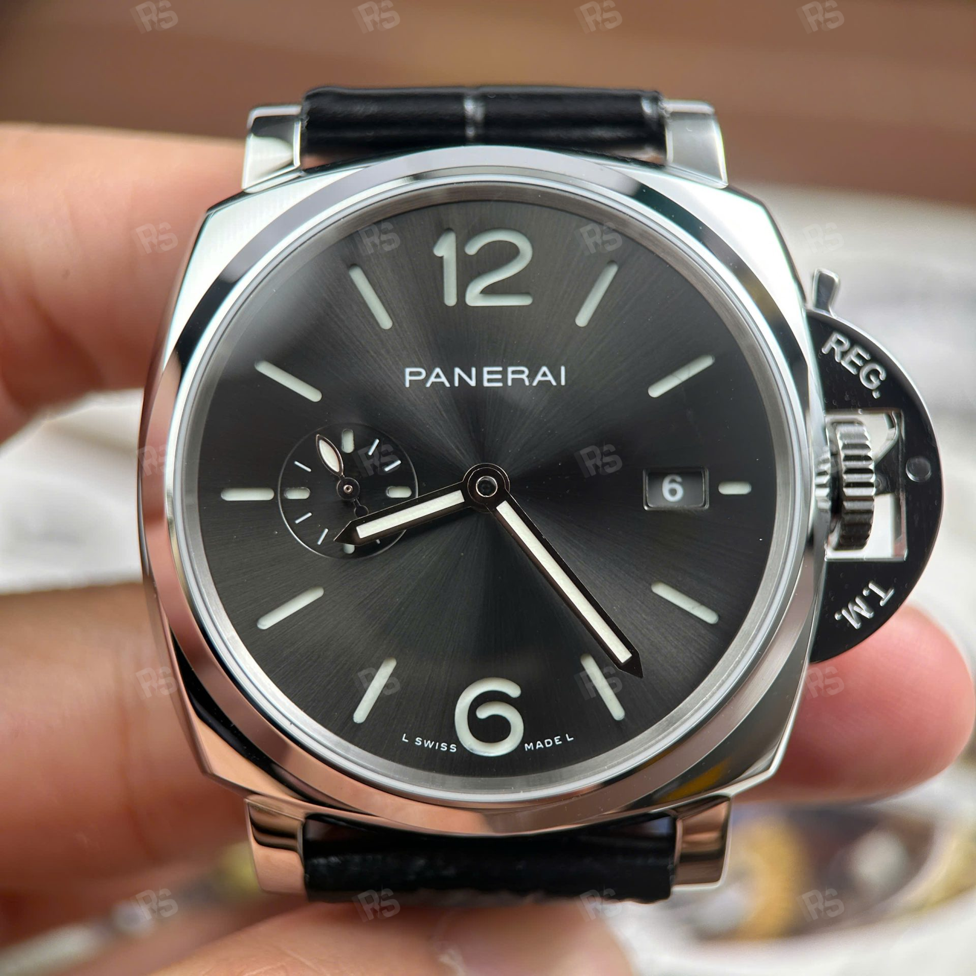 Panerai Luminor Due PAM1250 Gri Kadran Deri Kayış VS Factory 42mm-super-clone-etasaat-eta-saat-radikalsaat (9)