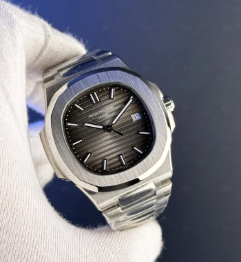 Patek Philippe Nautilus Gri Kadran Çelik Kasa Otomatik Mekanizma