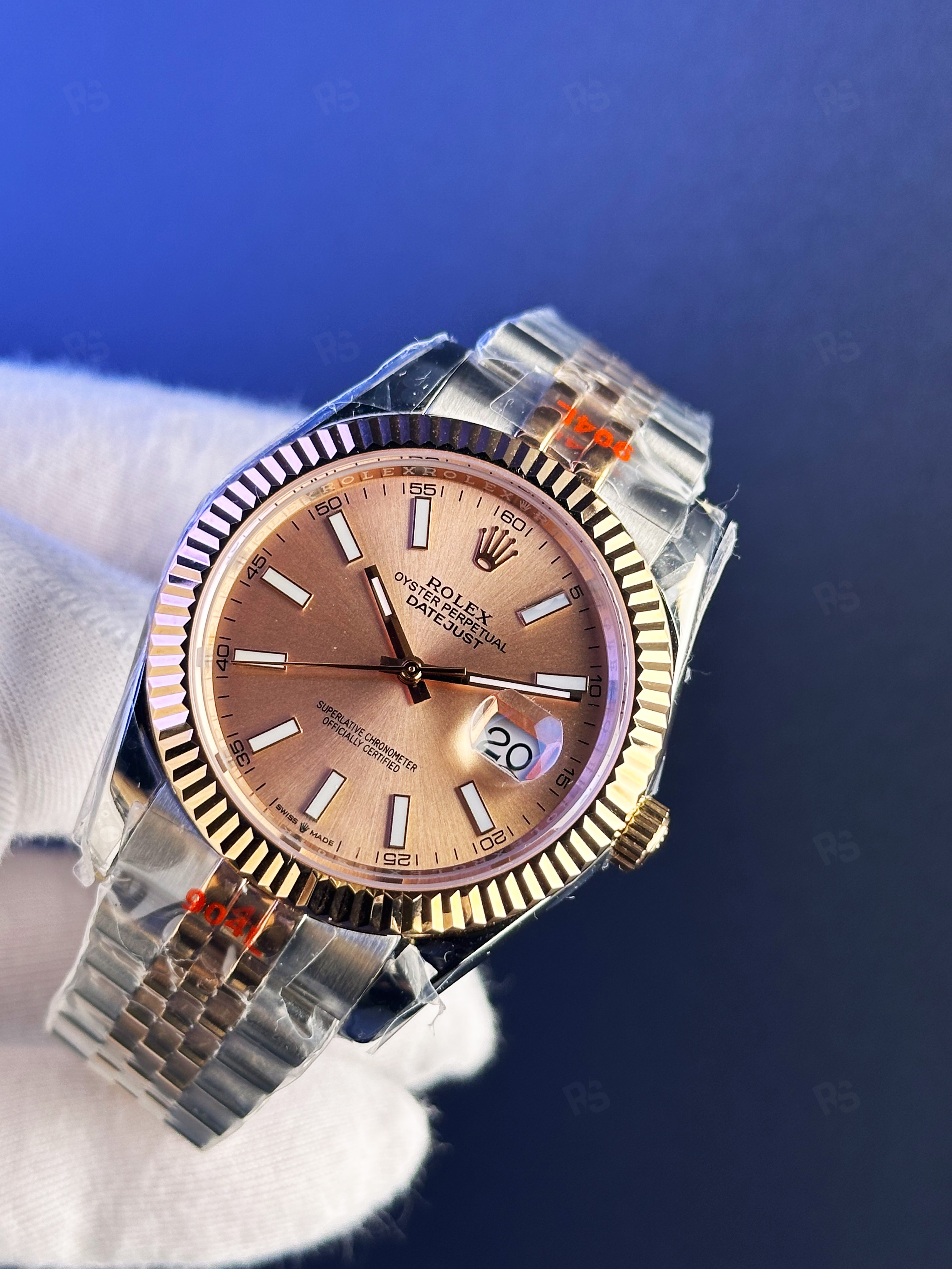 Rolex Datejust 41mm – Çelik & Altın Jubilee Bilezik, Rose Kadran (1)