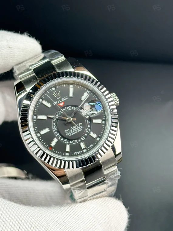 Rolex Sky-Dweller Siyah Kadran Oyster Kordon Otomatik