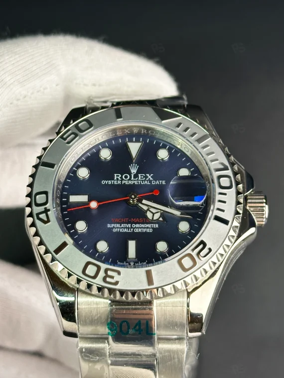 Rolex Yacht-Master Çelik Kasa Mavi Kadran Otomatik Erkek Saat 40mm - radikalsaat