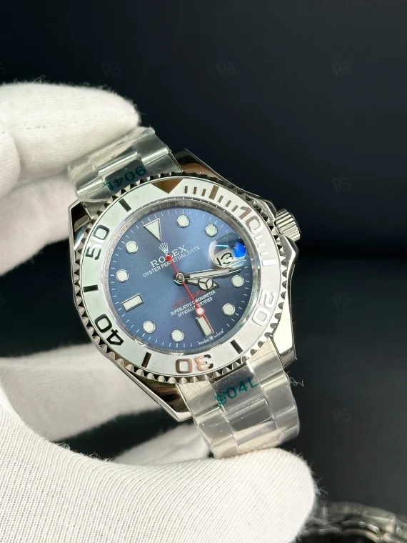 Rolex Yacht-Master Çelik Kasa Mavi Kadran Otomatik Erkek Saat 40mm - radikalsaat