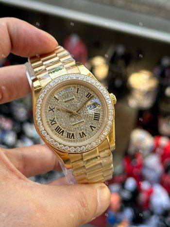 Day date full best sale diamond