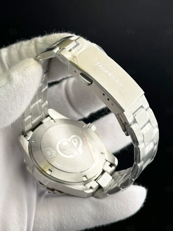 Tag Heuer Aquaracer Calibre 5 lacivert kadranlı otomatik erkek saat 43mm