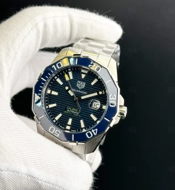 Tag Heuer Aquaracer Calibre 5 lacivert kadranlı otomatik erkek saat 43mm