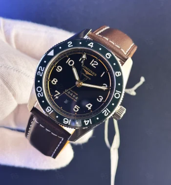 Longines Zulu Time Otomatik Erkek Saat – Mavi Deri Kordon & GMT Fonksiyonu