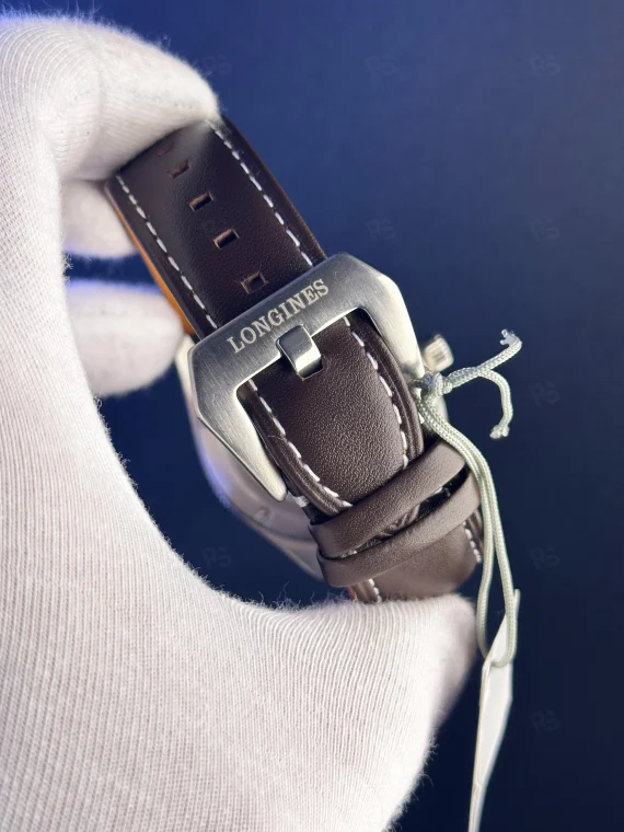 Longines Zulu Time Otomatik Erkek Saat – Mavi Deri Kordon & GMT Fonksiyonu