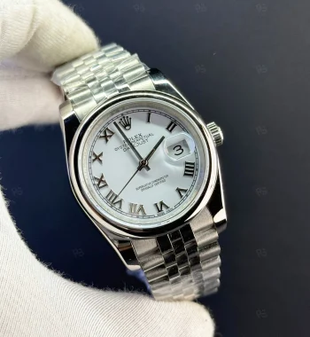 ROLEX Datejust Beyaz Roma Rakamlı Kadran Yuvarlak Besel Kadın Saati