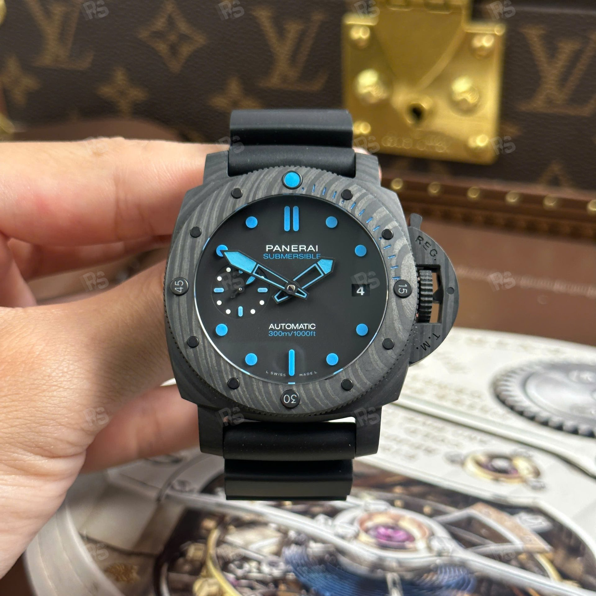Panerai Submersible Carbotech PAM01616 siyah kadran VS Factory 47mm Super Clone-etasaat-eta-panerai-saat-radikalsaat (1)