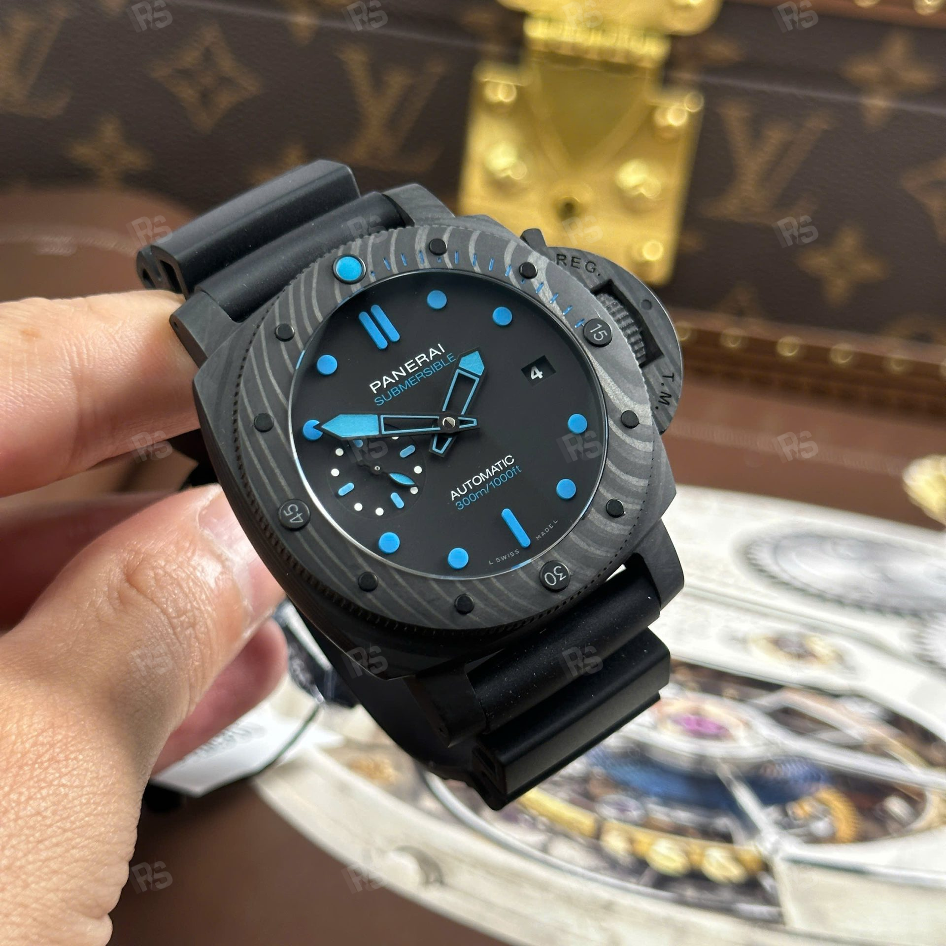 Panerai Submersible Carbotech PAM01616 siyah kadran VS Factory 47mm Super Clone-etasaat-eta-panerai-saat-radikalsaat (10)