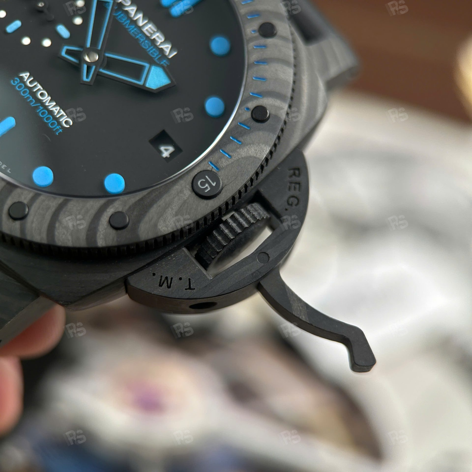 Panerai Submersible Carbotech PAM01616 siyah kadran VS Factory 47mm Super Clone-etasaat-eta-panerai-saat-radikalsaat (4)