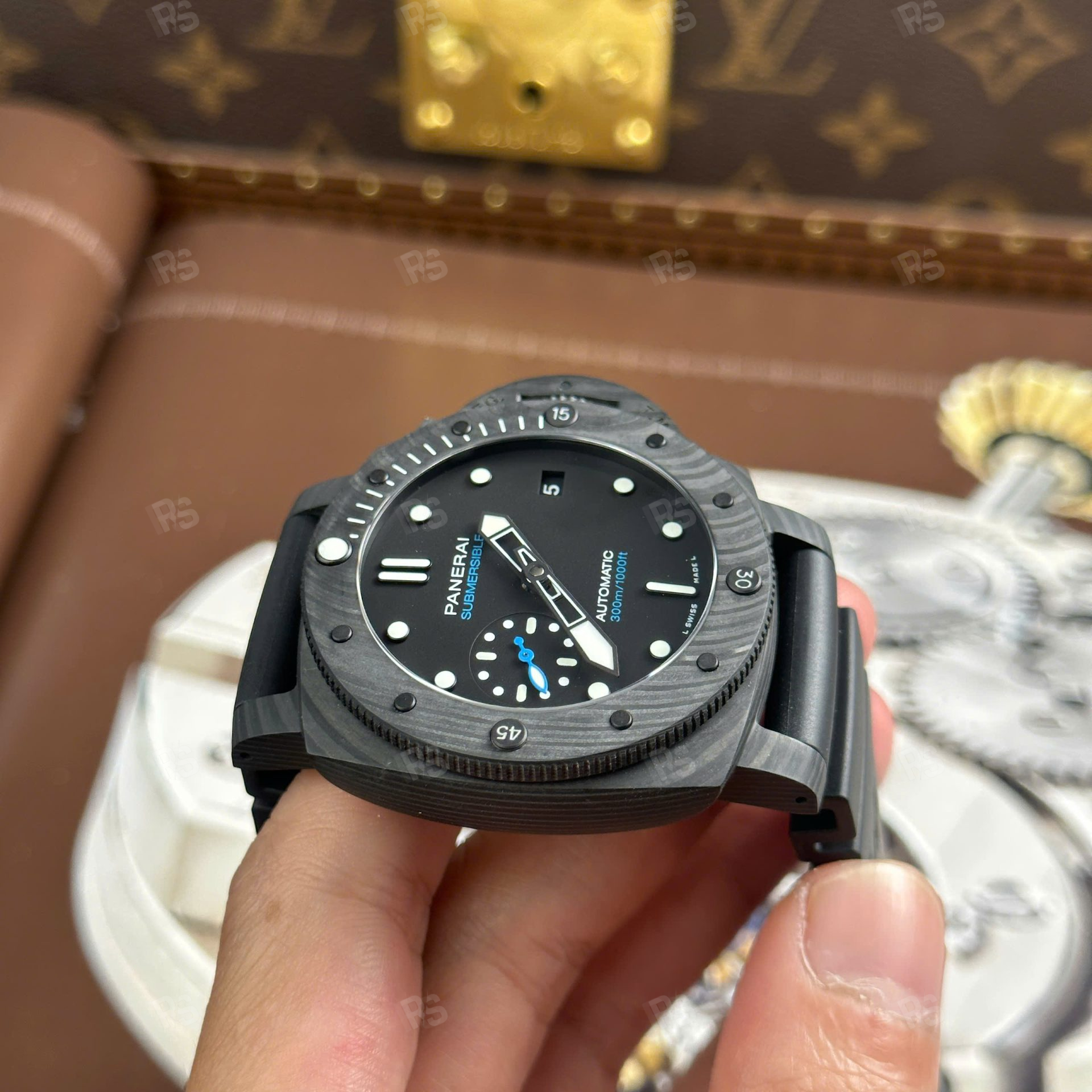 Panerai Submersible PAM02231 Carbotech Siyah Kadran VS Factory 42mm-Super Clone-etasaat-eta-panerai-saat-radikalsaat (12)