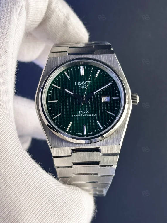 Tissot PRX Powermatic 80 replika saat – yeşil kadran