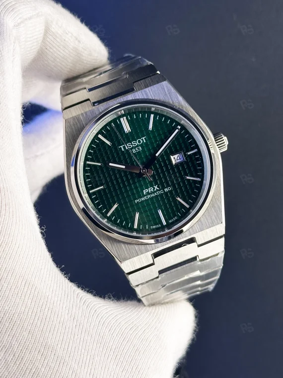Tissot PRX Powermatic 80 replika saat – yeşil kadran