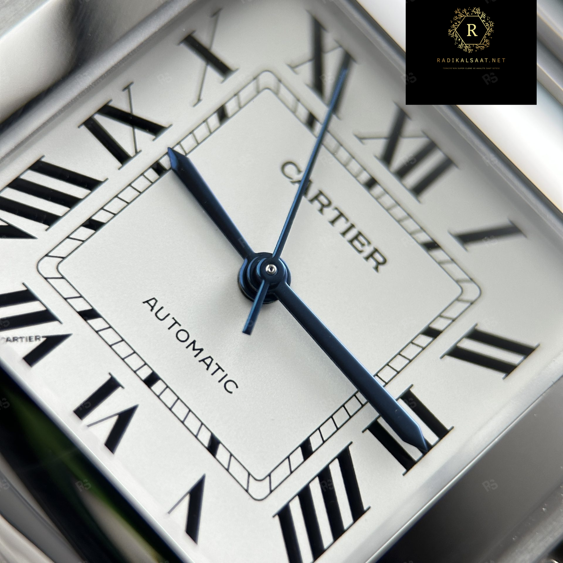 Cartier Santos de Cartier – Çelik Kasa Beyaz Kadran – BVF Factory Super Clone (1847 MC 11) – Unisex 35 (12)