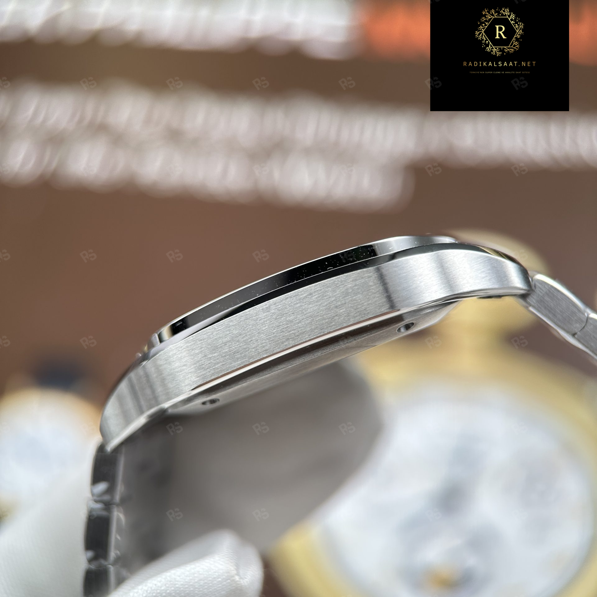 Cartier Santos de Cartier – Çelik Kasa Beyaz Kadran – BVF Factory Super Clone (1847 MC 11) – Unisex 35 (6)