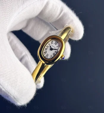 Cartier Baignoire Stil Kadın Saat – Premium Kalite, Zarif Tasarım