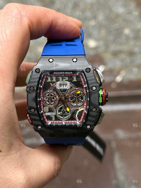Richard Mille RM 65-01 Kauçuk Kordon Erkek Saat