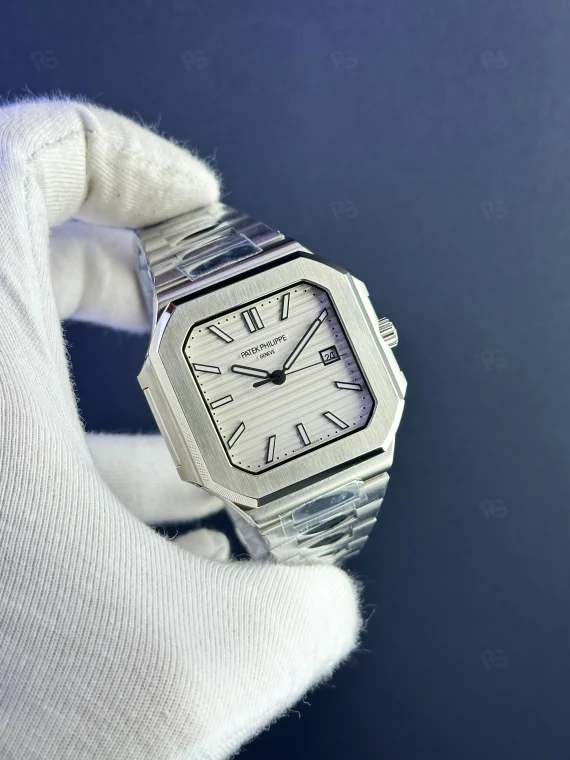 Patek philippe Cubitus Otomatik Beyaz Kadran Saat