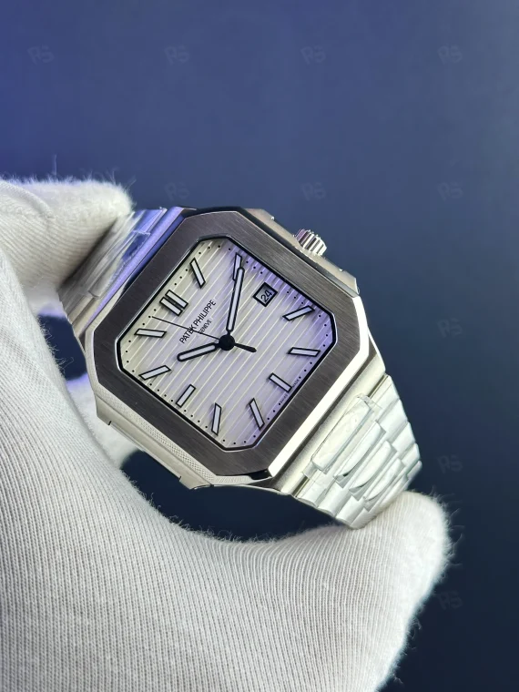 Patek philippe Cubitus Otomatik Beyaz Kadran Saat