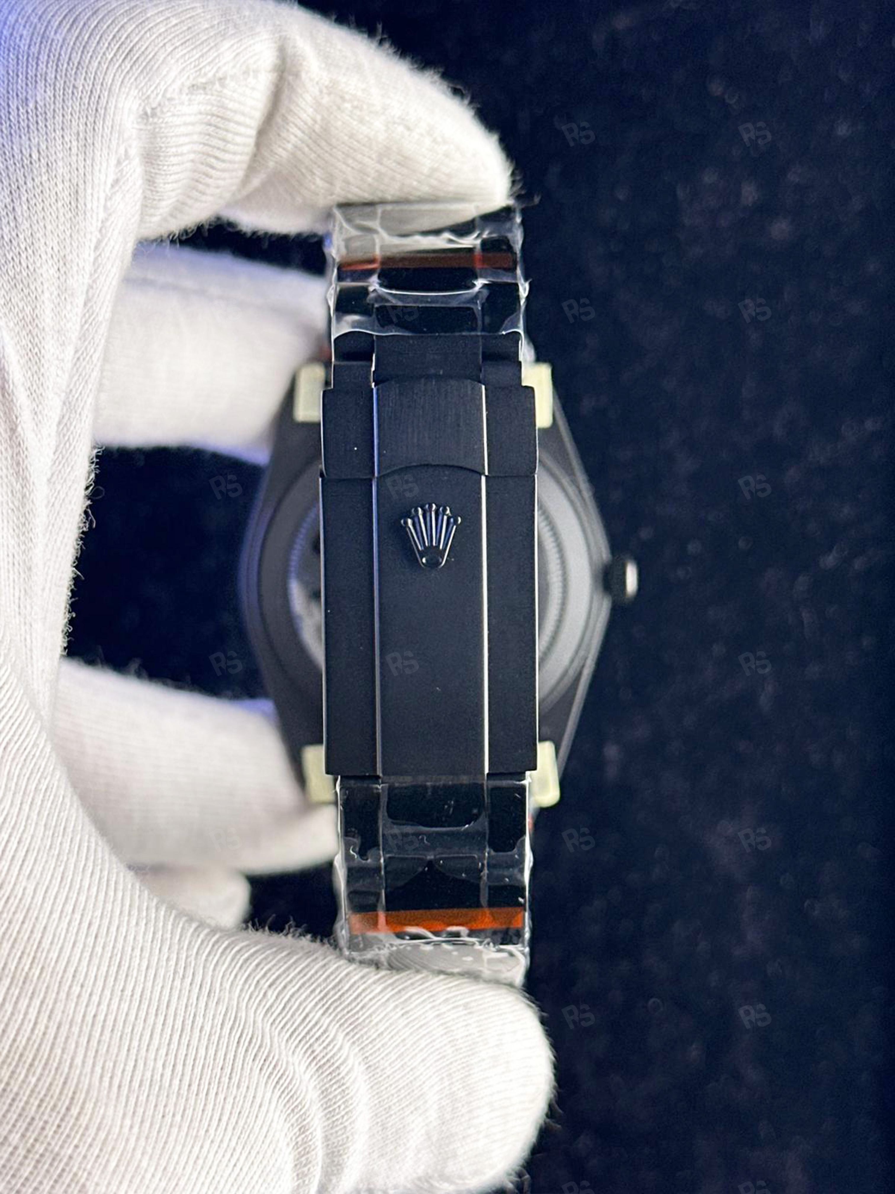 Rolex Oyster Perpetual Label Noir Black DLC Tourbillon Saat (2)