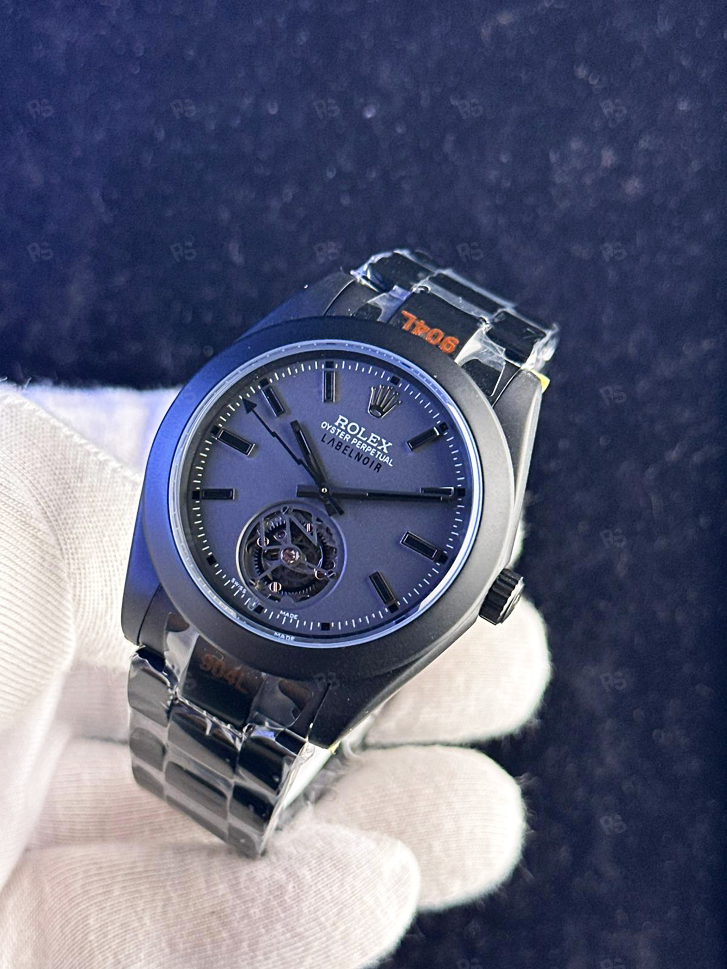 Rolex Oyster Perpetual Label Noir Black DLC Tourbillon Saat (3)