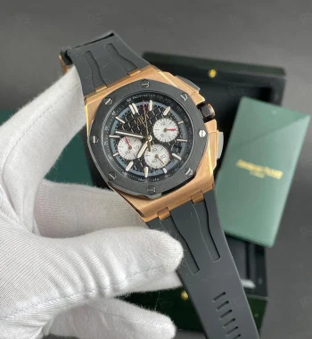 Audemars Piguet Royal Oak Offshore Rosegold Kasa – Siyah Kadran 44mm