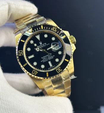 Rolex Submariner Altın Kasa Siyah Kadran