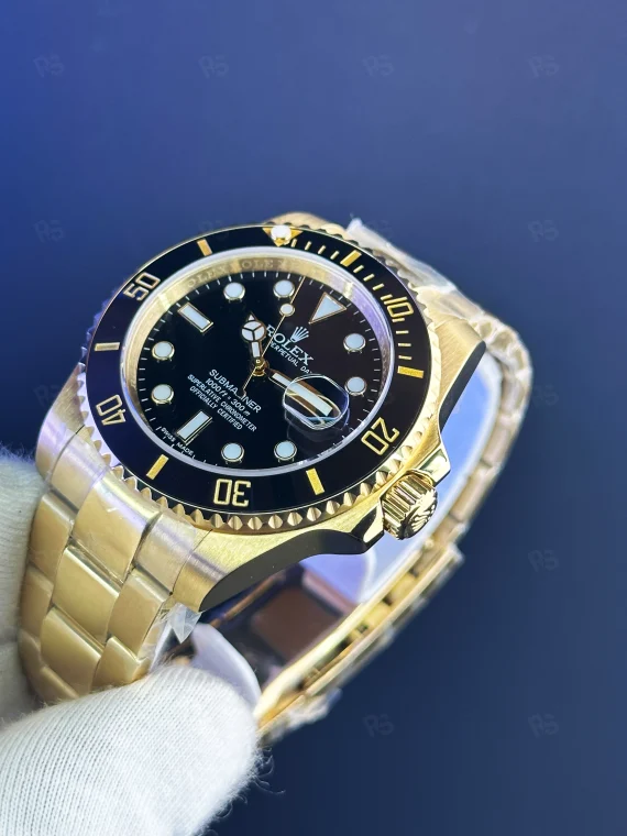 Rolex Submariner Altın Kasa Siyah Kadran