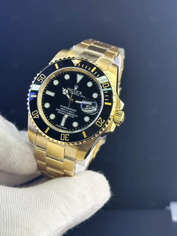 Rolex Submariner Altın Kasa Siyah Kadran