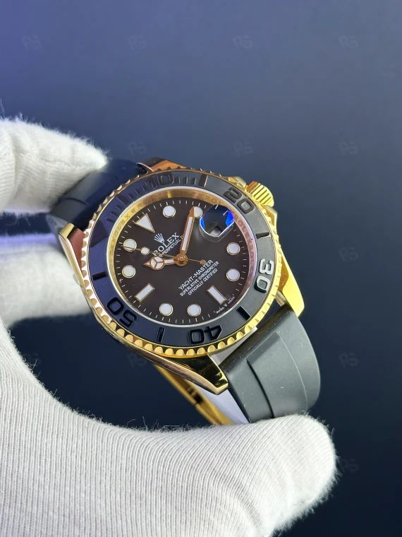 Rolex Yacht-Master Altın Kasa Otomatik Erkek Saat