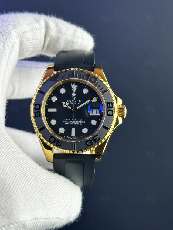Rolex Yacht-Master Altın Kasa Otomatik Erkek Saat