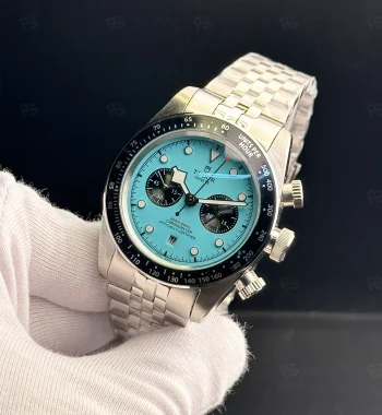 Tudor Black Bay Chrono m79360n-0024 MT5813 41mm steel case Turquoise dial