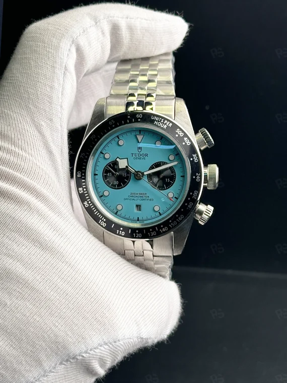 Tudor Black Bay Chrono m79360n-0024 MT5813 41mm steel case Turquoise dial