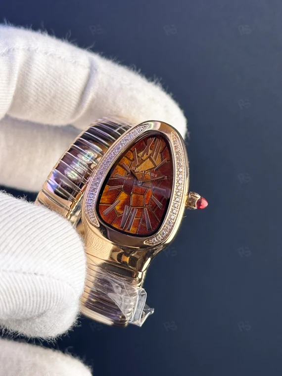 Bvlgari Serpenti Taşlı Rose Kadın Saat