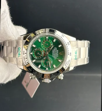 Rolex Daytona 60. yıl özel üretim şeffaf arka kapaklı otomatik erkek saat