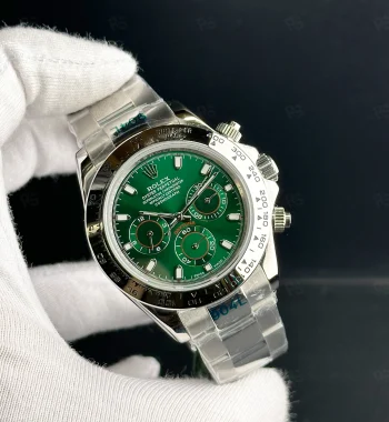 Rolex Daytona 60. yıl özel üretim şeffaf arka kapaklı otomatik erkek saat