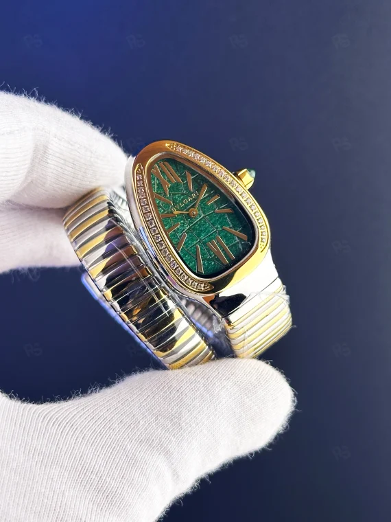Bvlgari-Serpenti-Tubogas-Replika-Spiral-Bilezikli-Kadın-Saati