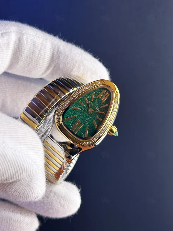 Bvlgari-Serpenti-Tubogas-Replika-Spiral-Bilezikli-Kadın-Saati