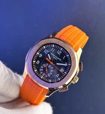 Patek Philippe Aquanat Chronograph- Turuıncu Saniye