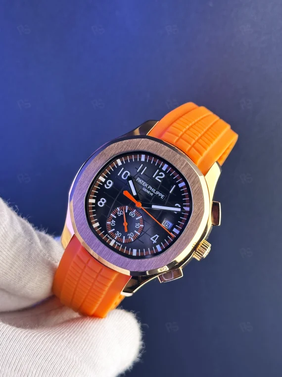 Patek Philippe Aquanat Chronograph- Turuıncu Saniye