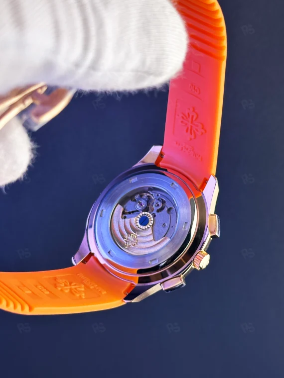 Patek Philippe Aquanat Chronograph- Turuıncu Saniye