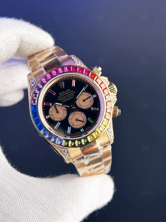 Rolex Daytona 116595RBOW Rose Gold & Rainbow Bezel