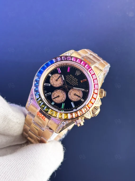Rolex Daytona 116595RBOW Rose Gold & Rainbow Bezel