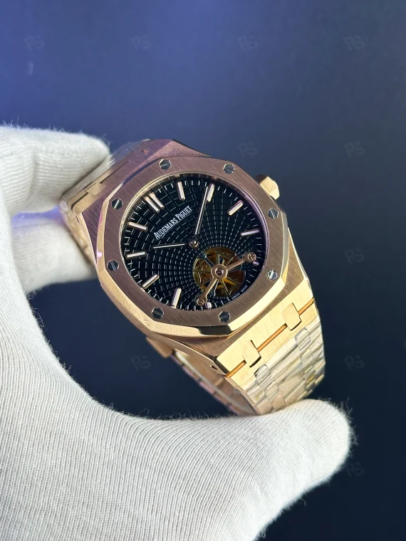 Audemars Piguet Royal Oak Tourbillon – Rose Gold & Açık Mekanizma