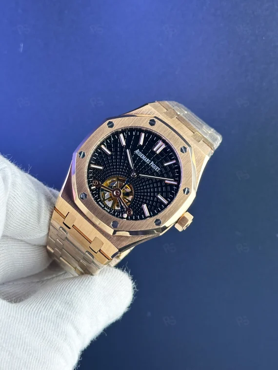 Audemars Piguet Royal Oak Tourbillon – Rose Gold & Açık Mekanizma