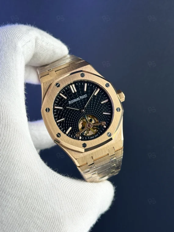 Audemars Piguet Royal Oak Tourbillon – Rose Gold & Açık Mekanizma